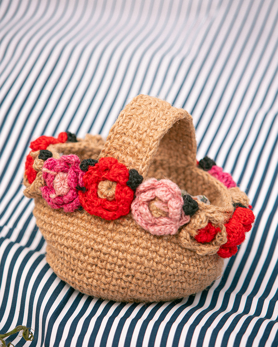 Borsa Cesto in Fiore