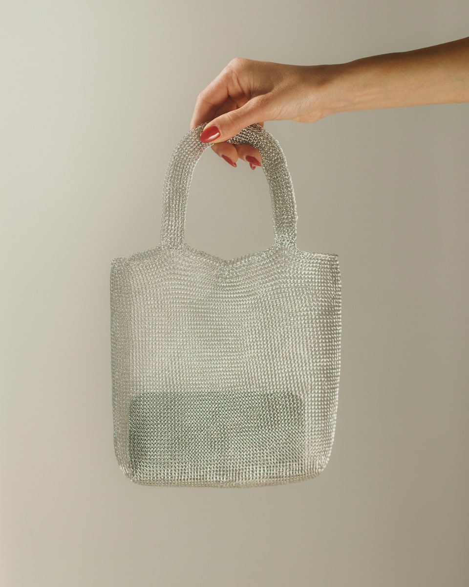Borsa Metal Argento