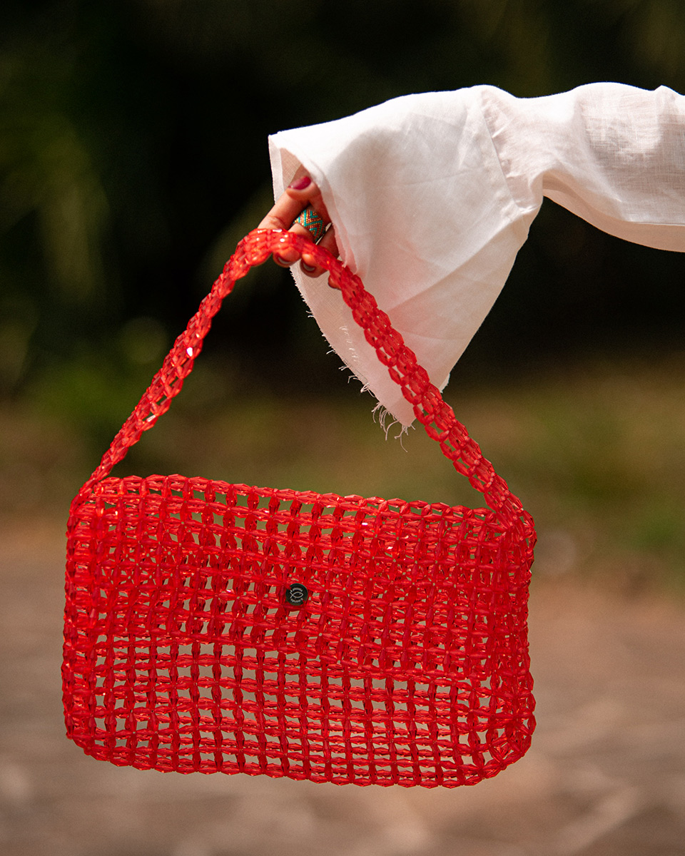 Beads baguette in Arancio