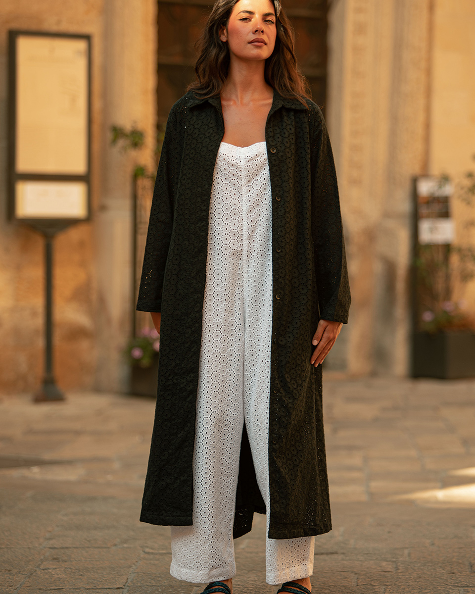 Trench Rombi Nero